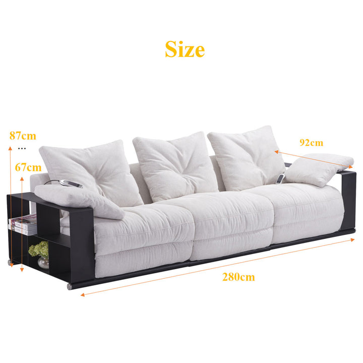modern sofa size
